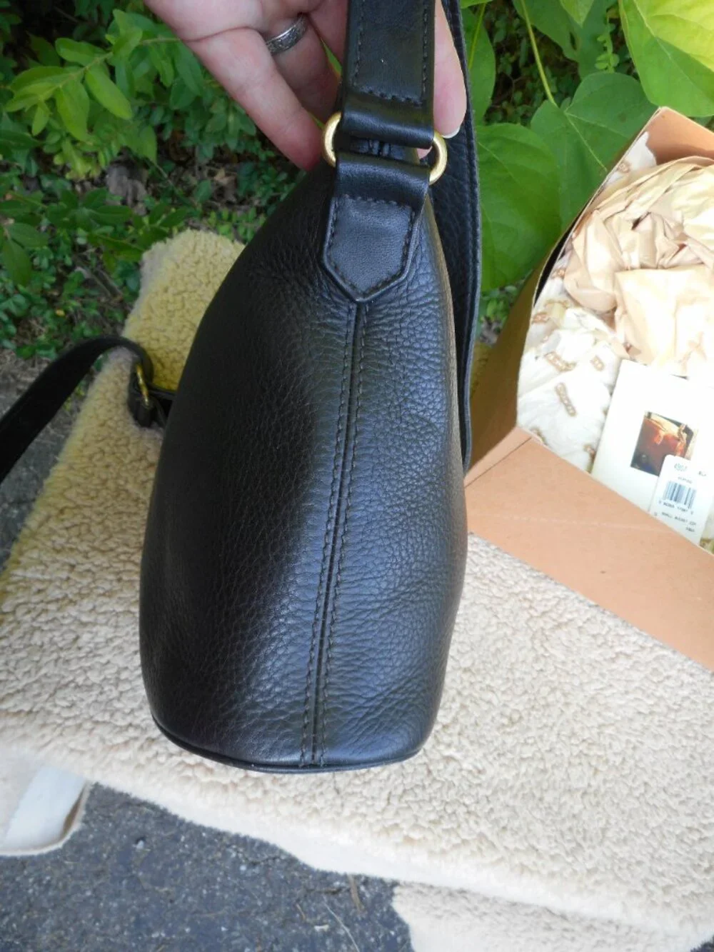 Vintage Coach Sonoma Small Bucket Zip 4907, NIB in Black